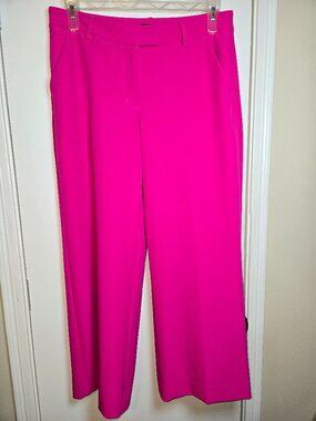 Express Editor Neon Berry Relaxed Trouser Pants 10S